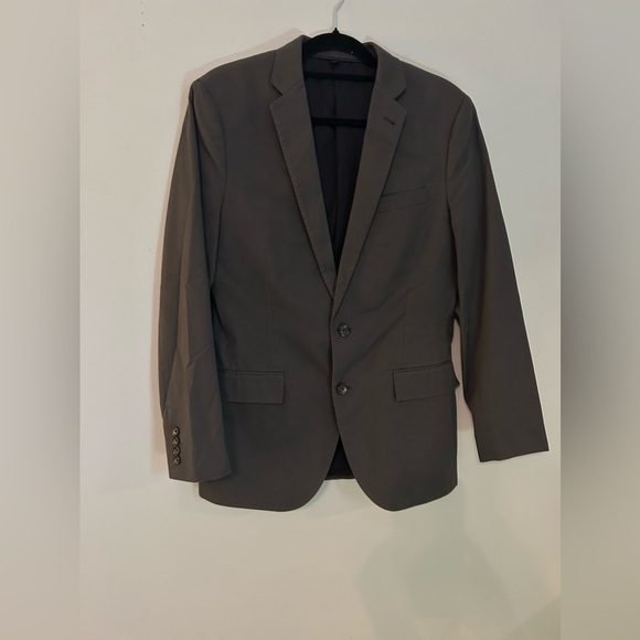 Jcrew Ludlow Sports Jacket 100% Cotton Solid Gray Preppy Causal Sz 38R - Picture 7 of 16